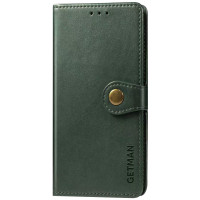 Кожаный чехол книжка GETMAN Gallant (PU) для Xiaomi Mi Note 10 Lite Зелений (5864)