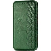 Кожаный чехол книжка GETMAN Cubic (PU) для Samsung Galaxy A31 Зелений (5848)