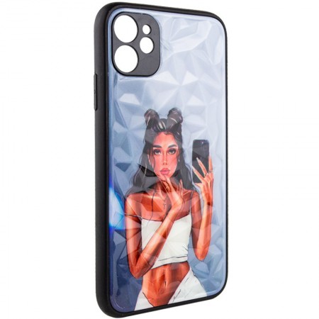 TPU+PC чохол Prisma Ladies для Apple iPhone 11 (6.1'') Черный (36933)