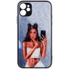 TPU+PC чохол Prisma Ladies для Apple iPhone 11 (6.1'') Чорний (36933)