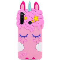 Силиконовая накладка 3D Little Unicorn для Samsung Galaxy A21 Рожевий (5882)