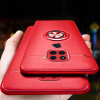 TPU чехол Deen ColorRing под магнитный держатель (opp) для Xiaomi Redmi Note 9 / Redmi 10X Красный (5890)