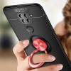 TPU чехол Deen ColorRing под магнитный держатель (opp) для Xiaomi Redmi Note 9 / Redmi 10X Черный (5888)