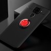 TPU чехол Deen ColorRing под магнитный держатель (opp) для Xiaomi Redmi Note 9 / Redmi 10X Черный (5888)