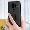 TPU чехол Deen ColorRing под магнитный держатель (opp) для Xiaomi Redmi Note 9 / Redmi 10X Черный (5886)