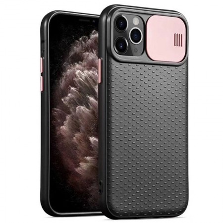 Чехол Camshield Black TPU со шторкой защищающей камеру для Apple iPhone 11 Pro (5.8'') Чорний (5906)