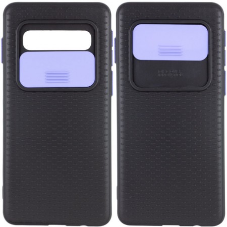 Чехол Camshield Black TPU со шторкой защищающей камеру для Samsung Galaxy S10 Черный (5935)
