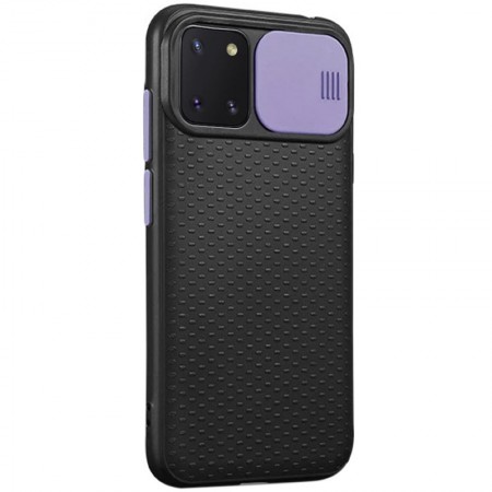 Чехол Camshield Black TPU со шторкой защищающей камеру для Samsung Galaxy Note 10 Lite (A81) Черный (5958)