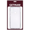 TPU чехол GETMAN Clear 1,0 mm для Samsung Galaxy A21s Прозрачный (6006)