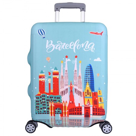 Защитный чехол для чемодана Travel M 24'' Бирюзовый (14095)