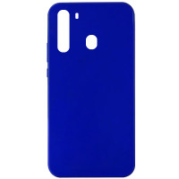 Чехол TPU LolliPop для Samsung Galaxy A21 Синий (6047)