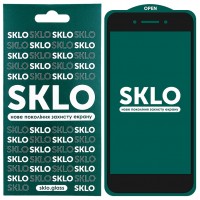 Защитное стекло SKLO 5D (full glue) для Oppo A71 Черный (13543)