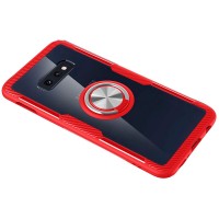 TPU+PC чехол Deen CrystalRing for Magnet (opp) для Samsung Galaxy S10e Красный (20658)
