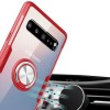 TPU+PC чехол Deen CrystalRing for Magnet (opp) для Samsung Galaxy S10+ Красный (17748)