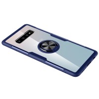 TPU+PC чехол Deen CrystalRing for Magnet (opp) для Samsung Galaxy S10+ Синій (17746)