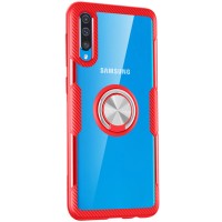 TPU+PC чехол Deen CrystalRing for Magnet (opp) для Samsung Galaxy A50 (A505F) / A50s / A30s Красный (16754)