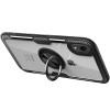 TPU+PC чехол Deen CrystalRing for Magnet (opp) для Apple iPhone XR (6.1'') Черный (6117)