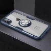 TPU+PC чехол Deen CrystalRing for Magnet (opp) для Apple iPhone X / XS (5.8'') Синий (23672)