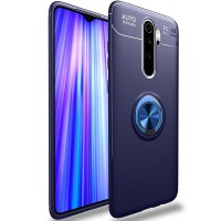 TPU чехол Deen ColorRing под магнитный держатель (opp) для Xiaomi Redmi Note 8 Pro Синий (6126)