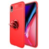 TPU чехол Deen ColorRing под магнитный держатель (opp) для Apple iPhone XR (6.1'') Красный (6130)