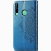 Кожаный чехол (книжка) Art Case с визитницей для Huawei Y6p Синий (16195)