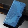 Кожаный чехол (книжка) Art Case с визитницей для Huawei Y6p Синий (16195)