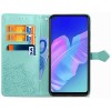 Кожаный чехол (книжка) Art Case с визитницей для Xiaomi Redmi 9 Бірюзовий (13165)