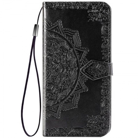 Кожаный чехол (книжка) Art Case с визитницей для Samsung Galaxy A21s Чорний (6137)
