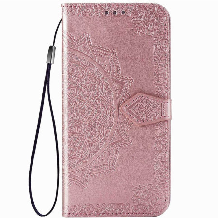 Кожаный чехол (книжка) Art Case с визитницей для Oppo A52 / A72 / A92 Розовый (13168)