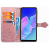 Кожаный чехол (книжка) Art Case с визитницей для Oppo A52 / A72 / A92 Розовый (13168)