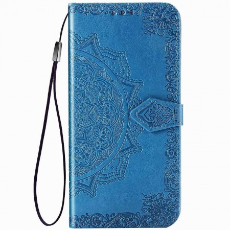 Кожаный чехол (книжка) Art Case с визитницей для Oppo A52 / A72 / A92 Синій (13166)