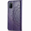 Кожаный чехол (книжка) Art Case с визитницей для Oppo A52 / A72 / A92 Фиолетовый (11969)