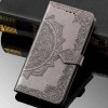 Кожаный чехол (книжка) Art Case с визитницей для Huawei Y5p Серый (16197)