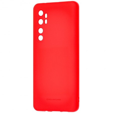 TPU чехол Molan Cano Smooth для Xiaomi Mi Note 10 Lite Красный (15545)