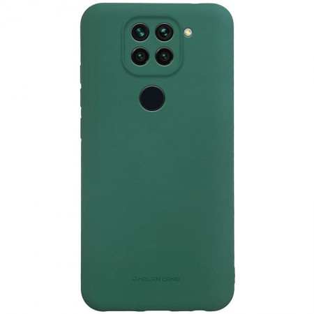 TPU чехол Molan Cano Smooth для Xiaomi Redmi Note 9 / Redmi 10X Зелёный (6163)