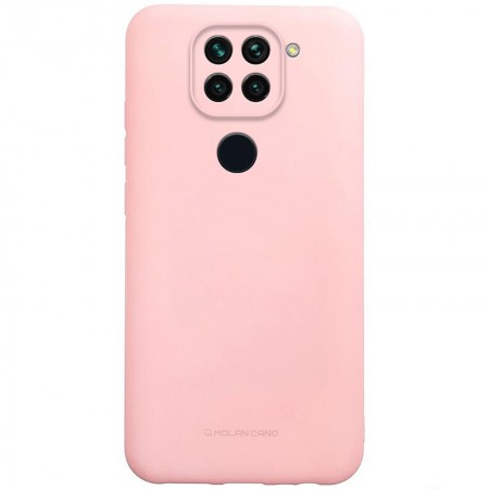 TPU чехол Molan Cano Smooth для Xiaomi Redmi Note 9 / Redmi 10X Рожевий (6161)