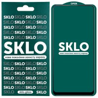 Защитное стекло SKLO 5D (full glue) для Xiaomi Redmi 9 / Poco M3 / Note 9 4G / Redmi 9T Черный (16755)