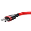 Дата кабель Baseus Cafule Lightning Cable 2.4A (1m) (CALKLF) Червоний (21539)