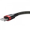 Дата кабель Baseus Cafule Lightning Cable 2.4A (1m) Червоний (14103)