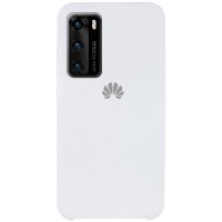 Чехол Silicone Cover (AAA) для Huawei P40 Білий (6179)