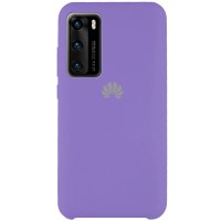 Чехол Silicone Cover (AAA) для Huawei P40 Фиолетовый (6174)