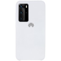 Чехол Silicone Cover (AAA) для Huawei P40 Pro Білий (6183)