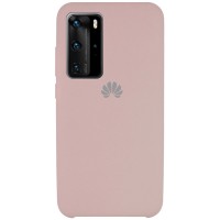Чехол Silicone Cover (AAA) для Huawei P40 Pro Рожевий (6188)