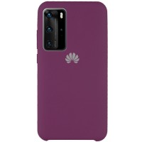 Чехол Silicone Cover (AAA) для Huawei P40 Pro Фиолетовый (6186)