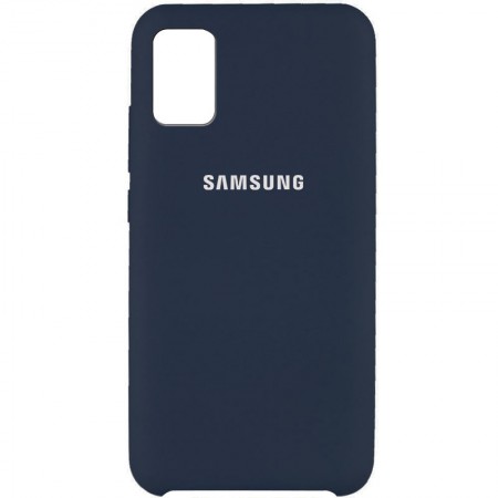 Чехол Silicone Cover (AAA) для Samsung Galaxy A71 Синій (17489)