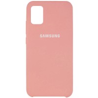 Чехол Silicone Cover (AAA) для Samsung Galaxy A71 Рожевий (17492)