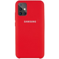 Чехол Silicone Cover (AAA) для Samsung Galaxy A71 Червоний (17481)