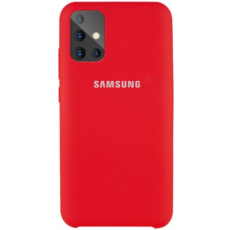 Чехол Silicone Cover (AAA) для Samsung Galaxy A71 Червоний (17481)