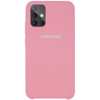 Чехол Silicone Cover (AAA) для Samsung Galaxy A71 Рожевий (17487)