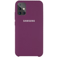 Чехол Silicone Cover (AAA) для Samsung Galaxy A71 Фіолетовий (17483)